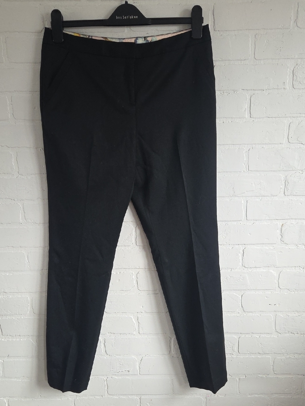 Ted Baker London Black Skinny Tailored Trousers